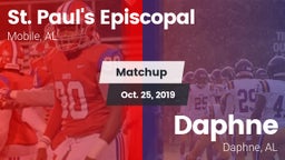 Matchup: St. Paul's vs. Daphne  2019