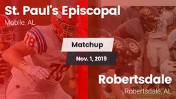 Matchup: St. Paul's vs. Robertsdale  2019