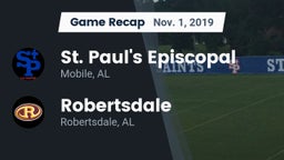 Recap: St. Paul's Episcopal  vs. Robertsdale  2019