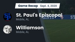 Recap: St. Paul's Episcopal  vs. Williamson  2020
