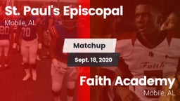 Matchup: St. Paul's vs. Faith Academy  2020