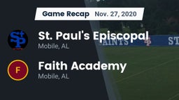 Recap: St. Paul's Episcopal  vs. Faith Academy  2020
