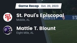 Recap: St. Paul's Episcopal  vs. Mattie T. Blount  2023