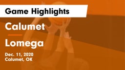 Calumet  vs Lomega Game Highlights - Dec. 11, 2020