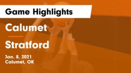 Calumet  vs Stratford Game Highlights - Jan. 8, 2021