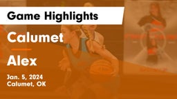 Calumet  vs Alex Game Highlights - Jan. 5, 2024