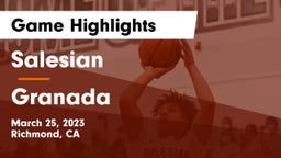 Salesian  vs Granada  Game Highlights - March 25, 2023