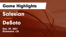 Salesian  vs DeSoto  Game Highlights - Dec. 29, 2021
