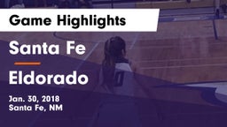 Santa Fe  vs Eldorado  Game Highlights - Jan. 30, 2018