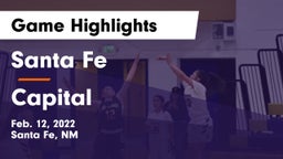 Santa Fe  vs Capital  Game Highlights - Feb. 12, 2022