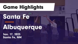 Santa Fe  vs Albuquerque  Game Highlights - Jan. 17, 2023