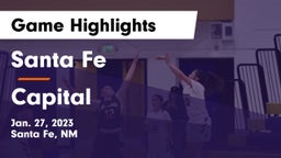Santa Fe  vs Capital  Game Highlights - Jan. 27, 2023