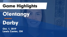 Olentangy  vs Darby  Game Highlights - Oct. 1, 2019