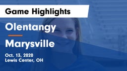 Olentangy  vs Marysville  Game Highlights - Oct. 13, 2020