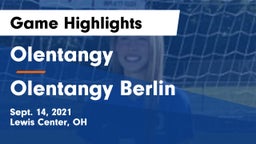 Olentangy  vs Olentangy Berlin  Game Highlights - Sept. 14, 2021