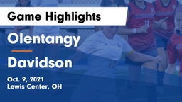 Olentangy  vs Davidson  Game Highlights - Oct. 9, 2021