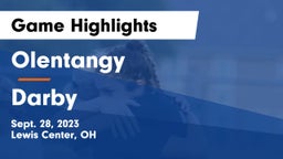 Olentangy  vs Darby  Game Highlights - Sept. 28, 2023