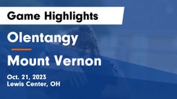 Olentangy  vs Mount Vernon Game Highlights - Oct. 21, 2023