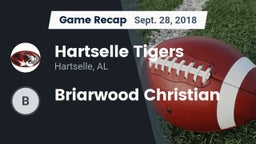 Recap: Hartselle Tigers vs. Briarwood Christian 2018