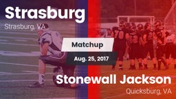 Matchup: Strasburg High vs. Stonewall Jackson  2017