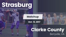 Matchup: Strasburg High vs. Clarke County  2017