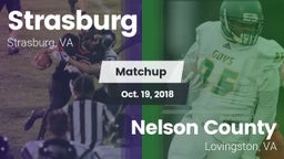 Matchup: Strasburg High vs. Nelson County  2018