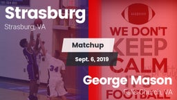 Matchup: Strasburg High vs. George Mason  2019