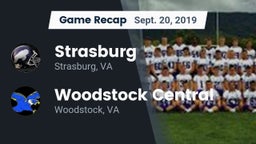Recap: Strasburg  vs. Woodstock Central  2019