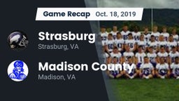 Recap: Strasburg  vs. Madison County  2019