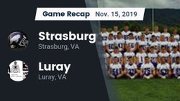 Recap: Strasburg  vs. Luray  2019