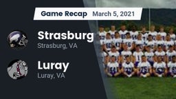 Recap: Strasburg  vs. Luray  2021