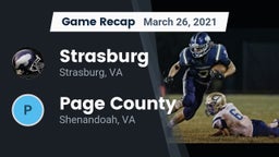 Recap: Strasburg  vs. Page County  2021