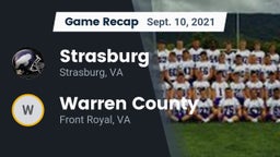 Recap: Strasburg  vs. Warren County  2021