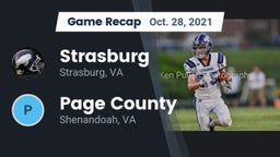 Recap: Strasburg  vs. Page County  2021