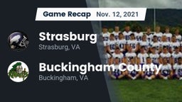Recap: Strasburg  vs. Buckingham County  2021