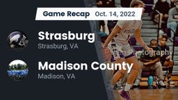 Recap: Strasburg  vs. Madison County  2022