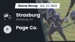 Recap: Strasburg  vs. Page Co. 2022