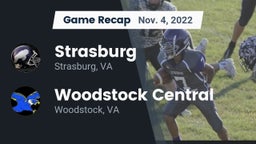 Recap: Strasburg  vs. Woodstock Central  2022
