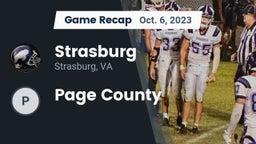 Recap: Strasburg  vs. Page County  2023