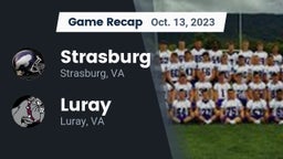 Recap: Strasburg  vs. Luray  2023