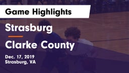 Strasburg  vs Clarke County  Game Highlights - Dec. 17, 2019