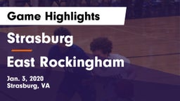 Strasburg  vs East Rockingham  Game Highlights - Jan. 3, 2020
