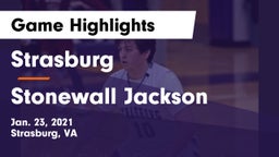 Strasburg  vs Stonewall Jackson  Game Highlights - Jan. 23, 2021