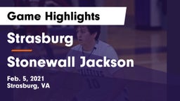 Strasburg  vs Stonewall Jackson  Game Highlights - Feb. 5, 2021
