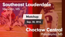 Matchup: Southeast vs. Choctaw Central  2016