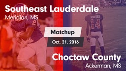 Matchup: Southeast vs. Choctaw County  2016