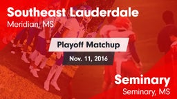 Matchup: Southeast vs. Seminary  2016