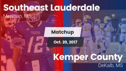 Matchup: Southeast vs. Kemper County  2017