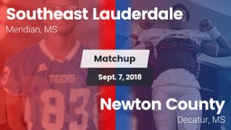 Matchup: Southeast vs. Newton County  2018