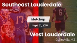 Matchup: Southeast vs. West Lauderdale  2018